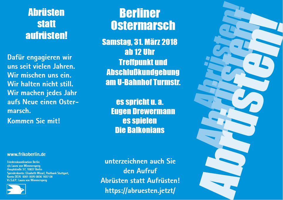 Berliner Ostermarsch 2018